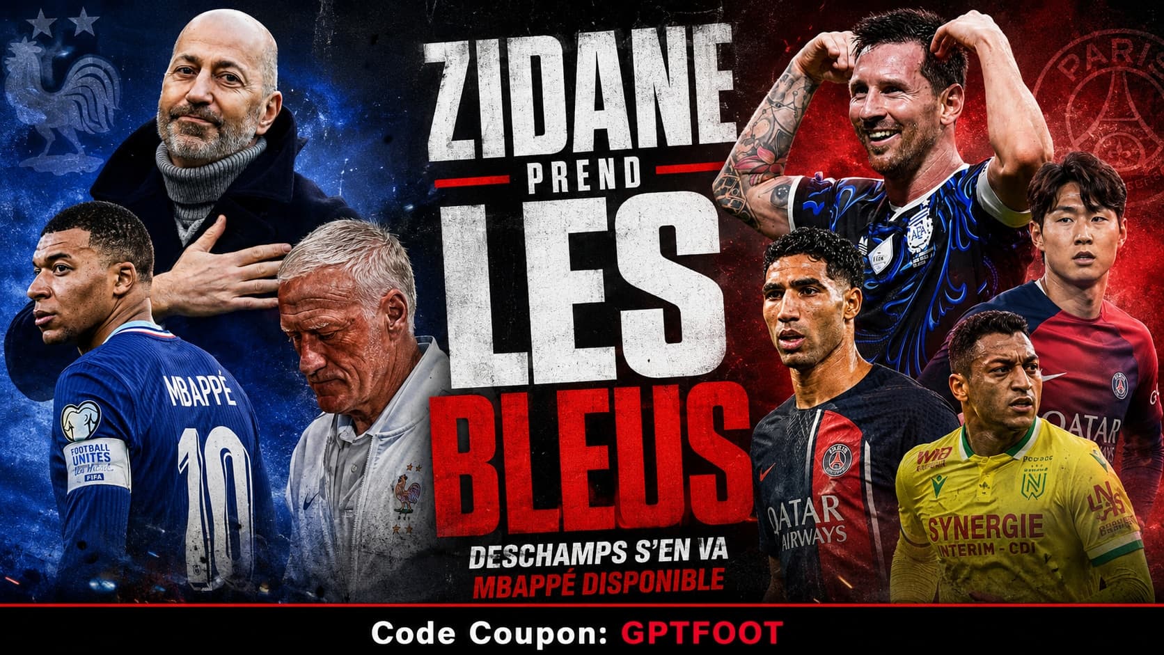 Zinédine Zidane lors d'une intervention publique